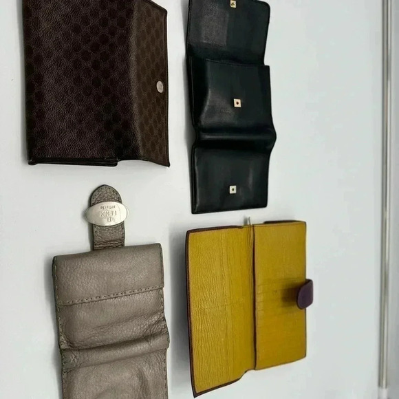 LOT of 4 Pre-loved Wallets Celine, Fendi, Salvatorre Ferragamo -PROJECT - Picture 6 of 17